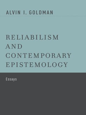 cover image of Reliabilism and Contemporary Epistemology